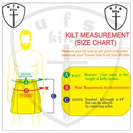 UFS Kilts Men's Heavy Cotton Jeans Utility Kilt Black Cotton Kilt for Men Cotton Utility Wedding Kilts (as1, Waist, Numeric_50, Regular, Black Cotton Fabric, 50)