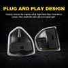 autboom Amber LED Side Mirror Turn Signal Lights Compatible with