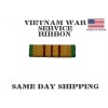 U.S. VIETNAM WAR SERVICE MOUNTED 3 RIBBON BAR W/ HOLDER