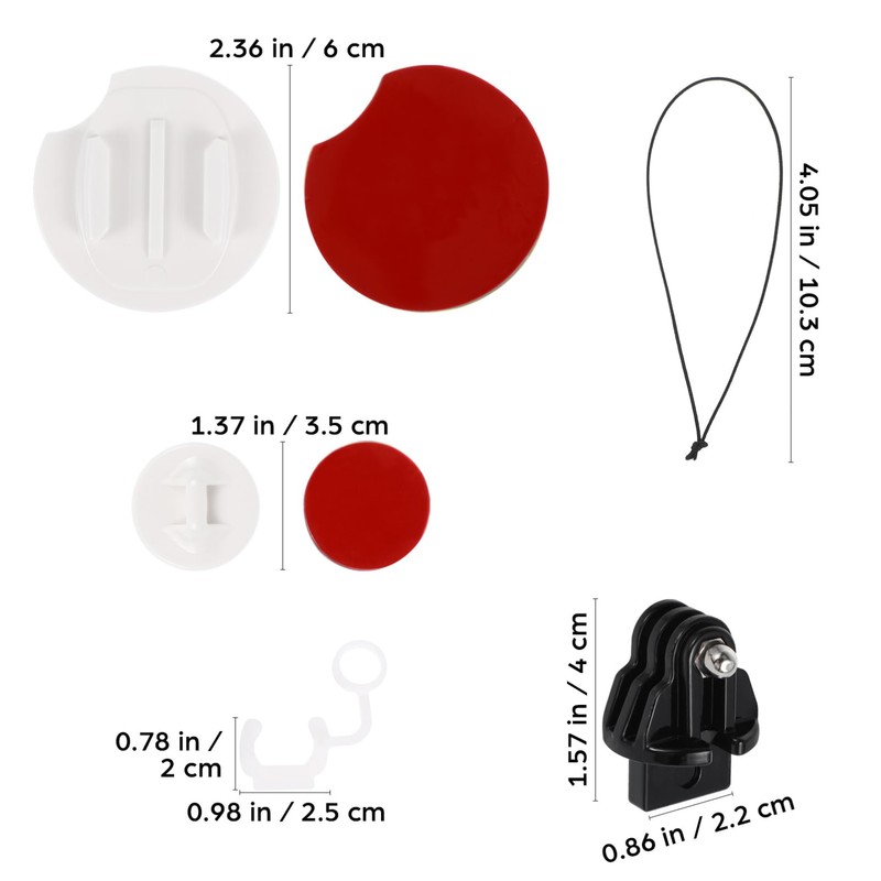 Sosoport Surfing Kit Action Camera Mounts for Surfboard Fixed Base