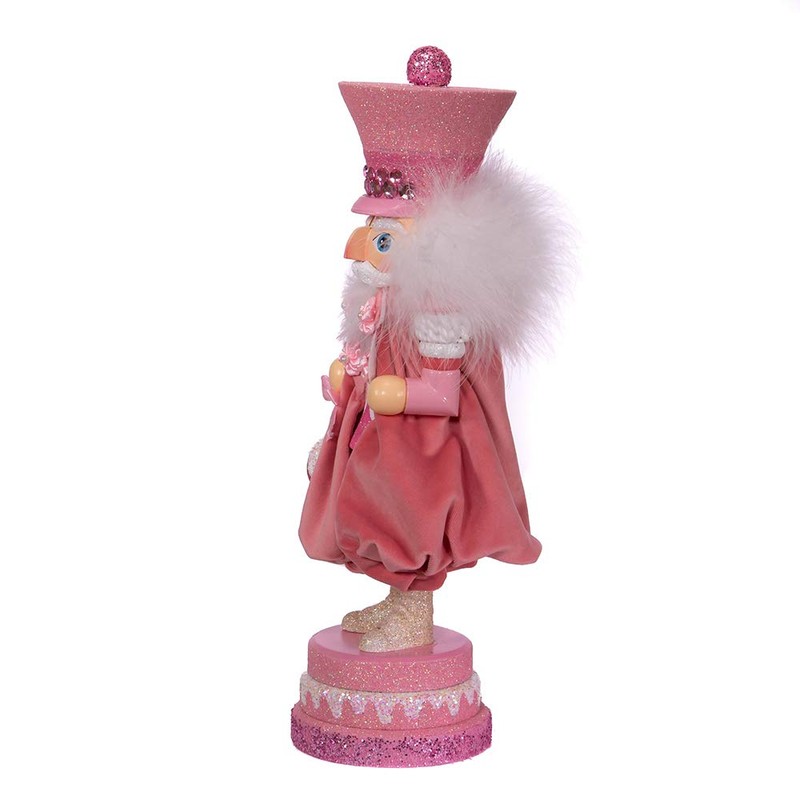 Kurt S. Adler 15-Inch Hollywood Pink Sweet Soldier Nutcracker