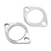 2PCS 2 Bolt 2.5in Exhaust Flange Connection Kit Stainless Steel