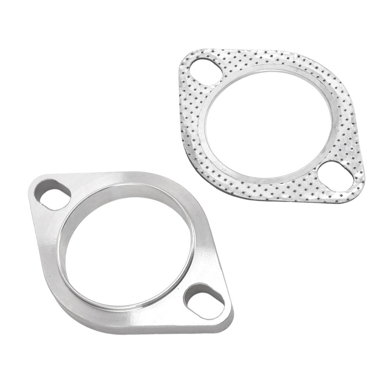 2PCS 2 Bolt 2.5in Exhaust Flange Connection Kit Stainless Steel