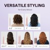Wavytalk 5 in 1 Curling Iron,Curling Wand Set with Curling