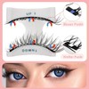LQIOACU 1 Paar Magnetische wimpern, Wimpern magnetisch, Magnetic lashes, Kein