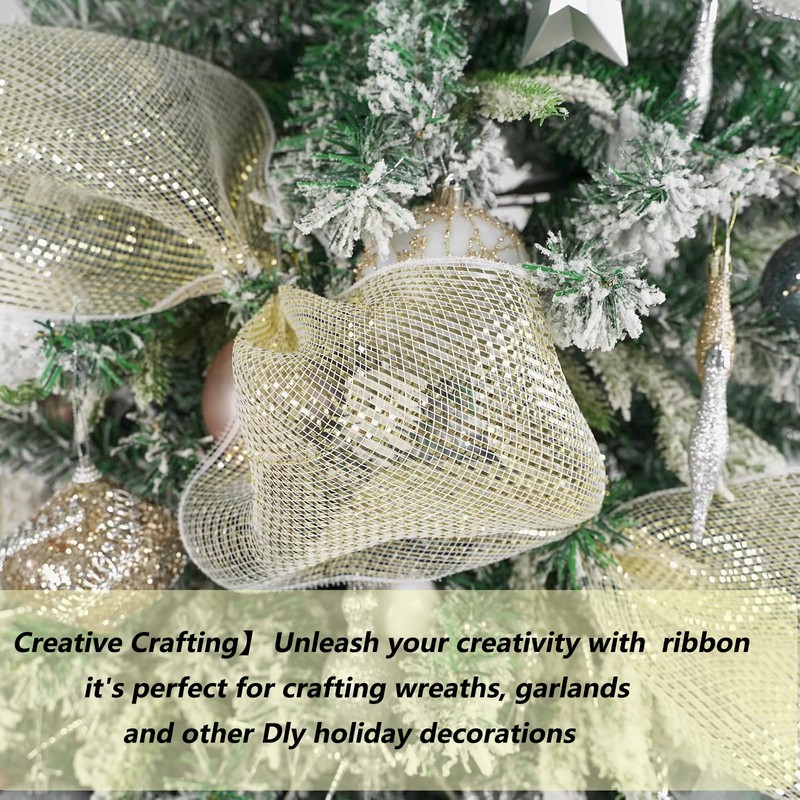 Christmas Tree Ribbon Gold Christmas Decorations Gold Christmas Tree Decorations