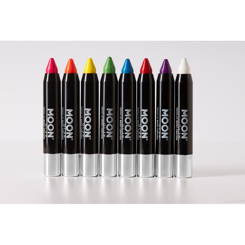 Moon Glow Neon UV Makeup Stick Crayons For Face &