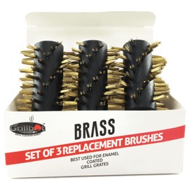 Grillbot GBB201 Replacement Brushes for Grillbot Automatic BBQ Grill Cleaning Robot (Brass)