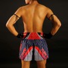TUFF Muay Thai Shorts Boxing Trunks (TUF-MS619-BLK, L)
