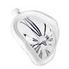 Melting Clock Plastic Retro Decorative Electroplated Metal Paint Desk Table