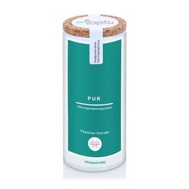 Thyme Extract (Thymus vulgaris) Pure, 600 mg Daily, 10:1 Ratio, 290 Vegan Capsules, Handmade in the German Desired Capsule Manufactory