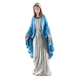 Fox Valley Traders Virgin Mary The Blessed Mother Statue, Sculpture for Your Garden/Lawn/Patio, Weather-Resistant Resin, 19 ½” Tall