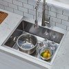 SHACO 18x18 Inch Drop In Bar Sink,18 Inch Small Kitchen