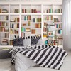 FENDROM - Tapiz de estantería blanca para decoración de recámara,