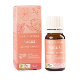 Lively Living Buy Lively Living Focus Certified Organic 10ml Online
