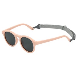 Cadimus Baby Sunglasses, Sunglasses 6 Months - 3 Years, with Strap Adjustable for Toddler Baby, Flexible and Flexible Frame, Polarised Sunglasses for Boys Girls (Pink)-D2