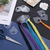Clear Acrylic Bobbins, 40 PCS Embroidery Floss Organizer Drop Cross