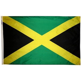 Jamaica - 4' x 6' Nylon World Flag