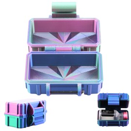 Vial Guard Storage Hard Case for 3ml, 5ml, 10ml, 30ml Vials, Secure Holder Multiple Sizes (Metalic, 1 x 30ml)
