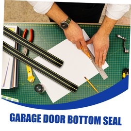TEHAUX Garage Door Bottom Seal Strip Kit Durable Weather Stripping for Improved Insulation Easy Installation Noise Reduction