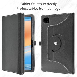 MAMA MOUTH Case for Alldocube iPlay 60,360 Degree Rotating With Premium PU Leather Sleeve Cover for Alldocube iPlay 60 11 Inch Tablet(Not fit Alldocube iPlay 60 Pro),Black