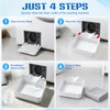 3PCS Washing Machine Drain Tray, Leak Proof Non-Slip Drainage Tray