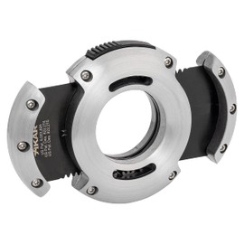 XIKAR XO Double Guillotine Cutter, Dual Stainless Steel Blades, 64 RG, Attractive Gift Box, Silver Black Blades