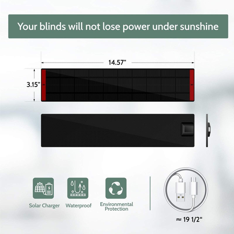 Yoolax Motorized Roller Blinds Accessories (Solar Panel)