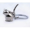 Unbranded 3D Cat Silver Charm Pendant Key chain Gift KeyChain