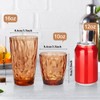 Plastic Tumblers Drinking Glasses Set of 8, 10oz & 16oz