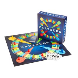 PARTNERS Board Game | 1st USA Edition | A 4 Player Strategy Board Game Played in Teams of 2 | Perfect for Game Night with Family, Friends, Adults, Teens, All Ages