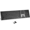 TIETI K01R Wireless Keyboard, 2.4G Slim and Compact Wireless Keyboard