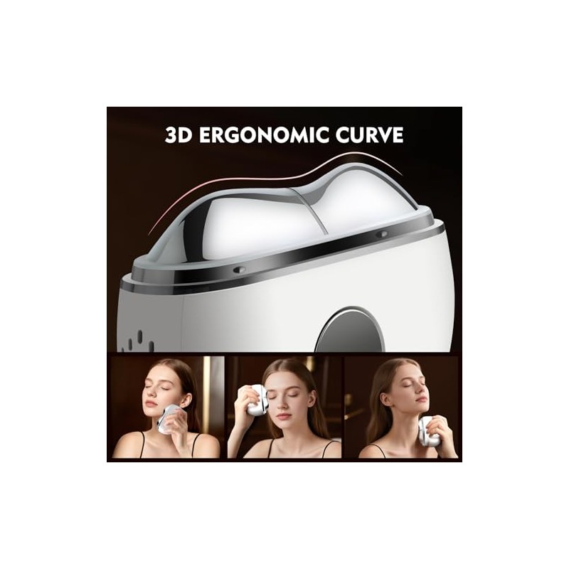 7 in 1 Facial Massager Tool for Skincare Routine, Hot
