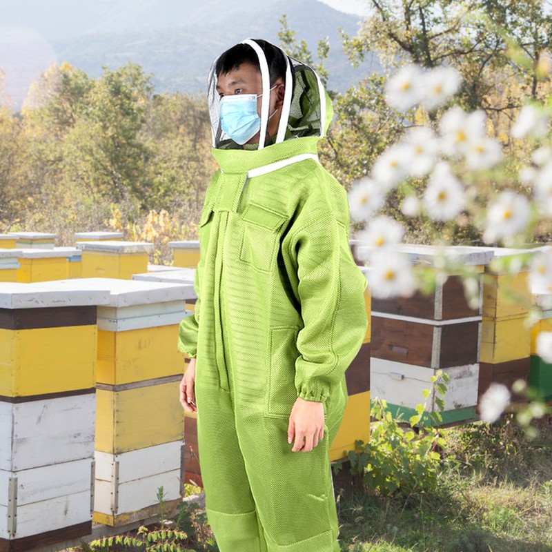 Breathable Thicken One‑Piece Beekeeping Protective Suit Beekeepers Bee Suits Accessory