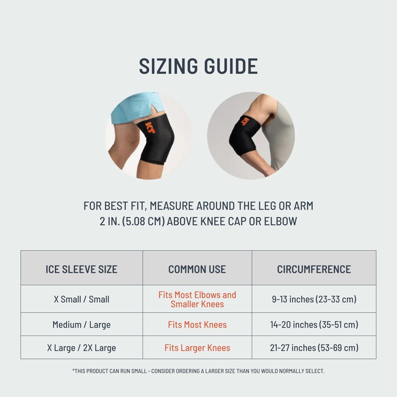 KT Health, Ice Sleeve and Universal Bag XS/S