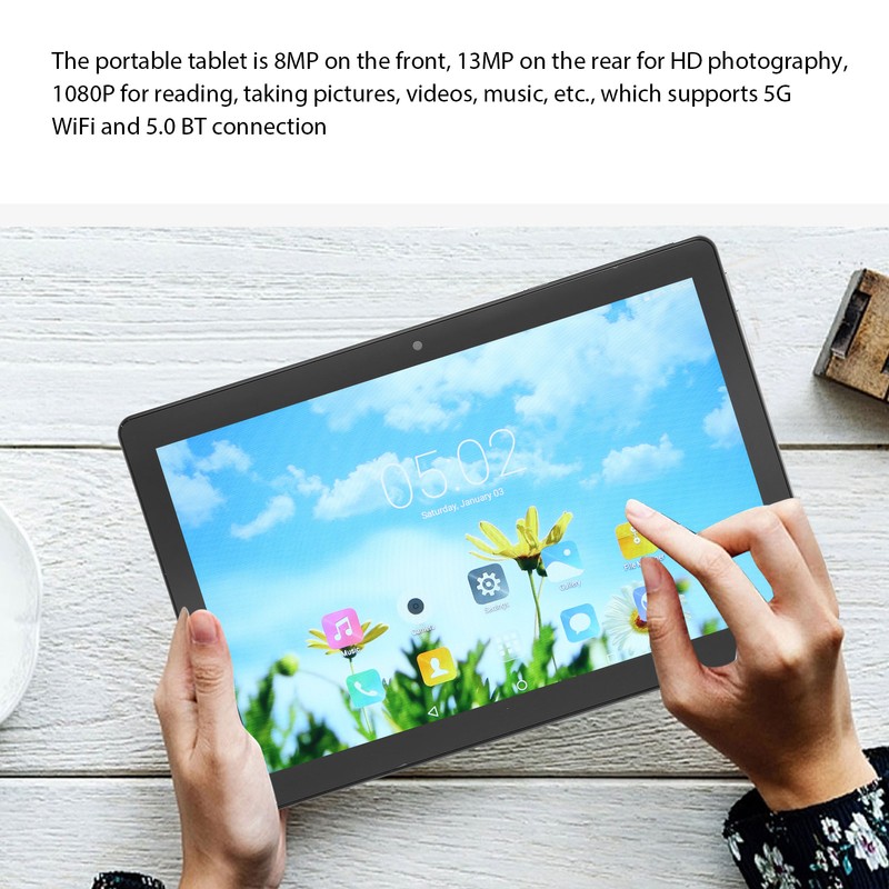 10.1in Tablet for Android 11.0 2.4G 5G Dual Band WiFi