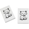 2 x 45mm 'Cunning Cat' Erasers/Rubbers (ER00043713)