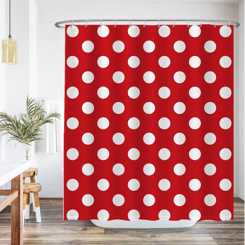 Ulticool Shower Curtain - Polka Dot Dots - 180 x