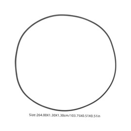 ORFOFE Replacement Lawn Mower Deck Belt Rubber Mower Drive Belt for Deck Fit Gx20072