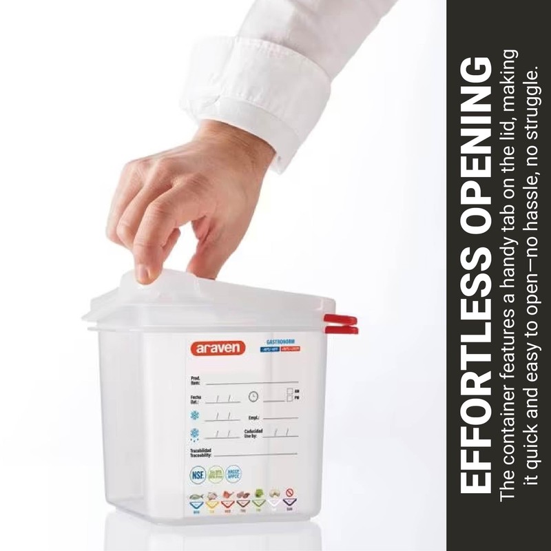 Araven Airtight Container, Food Pan with Lid for Storage in