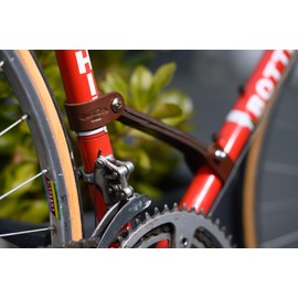 Gusti Bicycle rack transport handle Braun leather men women - Franck B. Gusti Bag Waterproof
