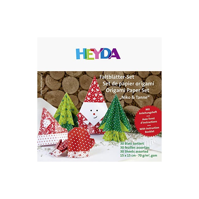Heyda 204875578 Heyda 204875578 Faltblätter-Set (Niko & Tanne) 15 x