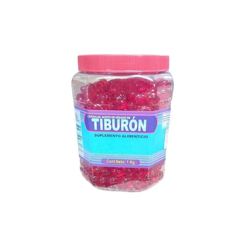 Aceite De Higado De Tiburon 1 K De Capsulas Sabor