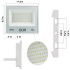 GLW 2 Pack 100W LED Flood Lights Outdoor,10000LM Super Bright