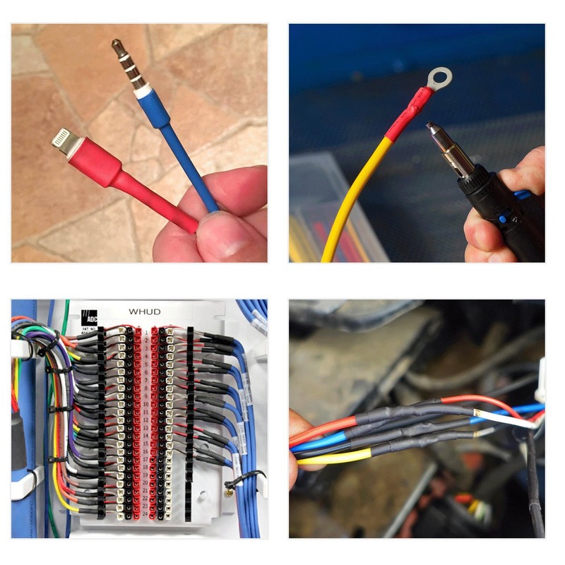 Nilight - 50005R Heat Shrink 2:1 Electric Insulation Tube Kit