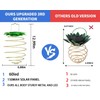 4Pack Solar Pineapple Lights Outdoor,60LED , Waterproof Hanging Pineapple Lanterns,