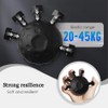 Finger Grip Strengthener，Hand Grip Strength Trainer,Adjustable Hand Grip Strengthener Finger