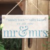 with Sandy Toes .. Mr & Mrs - Handmade Wooden