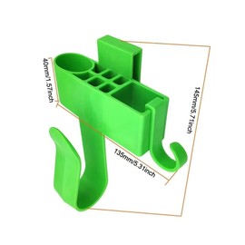 TorSor Electrician Tool Pouch Plastic Tool Belt Pouch Organizer with Tool Belt Hook Cordless Drill Holder Holster Small Tool Pouches with Belt Clip Attachment