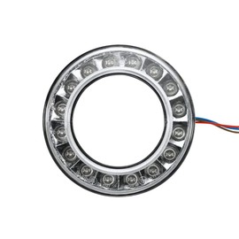 HELLA 2SB 009 362-021 Rearlight - LED - 12V - Ring Form - Fitting - Lens Colour: Crystal clear/White - left/right